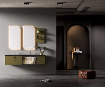 Modern Bathroom Cabinet-ID:586625106