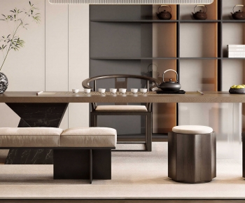 New Chinese Style Tea Tables And Chairs-ID:803361899