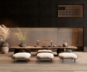 New Chinese Style Tea Tables And Chairs-ID:138606077