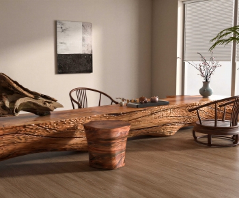 New Chinese Style Tea Tables And Chairs-ID:980849983