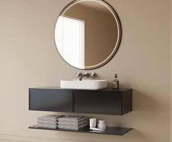 Modern Bathroom Cabinet-ID:402220961
