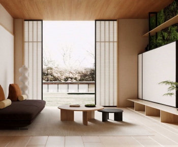 Japanese Style A Living Room-ID:701961045