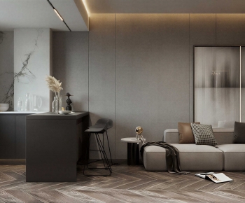 Modern A Living Room-ID:448409088