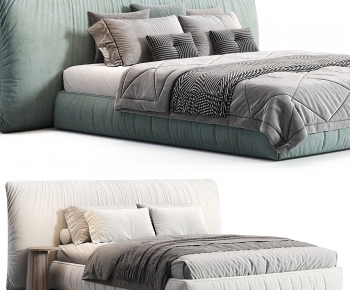 Modern Double Bed-ID:710640917