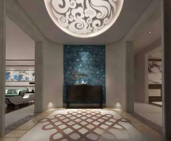 New Chinese Style Hallway-ID:145335917