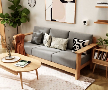 Japanese Style Sofa Combination-ID:371982106