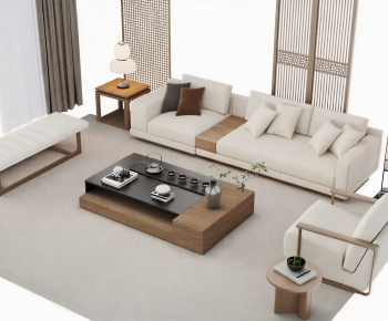 New Chinese Style Sofa Combination-ID:388988022