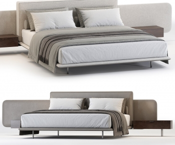 Modern Double Bed-ID:877464065