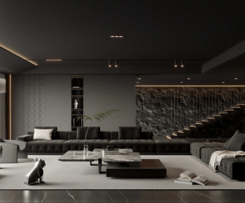 Modern A Living Room-ID:488974093