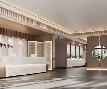 New Chinese Style Hospital Hall-ID:644913919