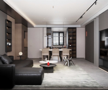 Modern A Living Room-ID:893313889