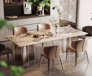 Modern Dining Table And Chairs-ID:265779535