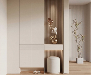 Modern Entrance Cabinet-ID:112873082