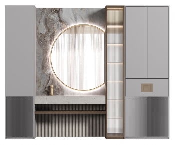 Modern Bathroom Cabinet-ID:653064977