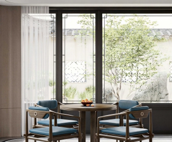 New Chinese Style Dining Room-ID:250771097