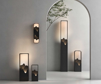 New Chinese Style Floor Lamp-ID:696840059