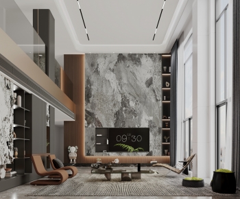 Modern A Living Room-ID:690490967