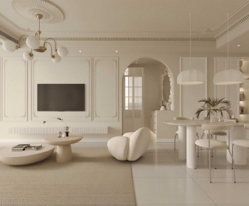 French Style A Living Room-ID:995199731