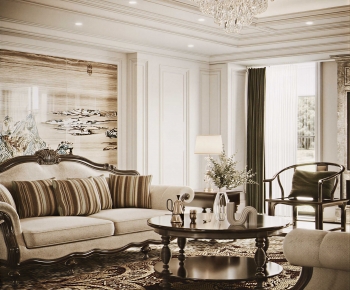 American Style A Living Room-ID:464487089