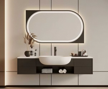 Modern Bathroom Cabinet-ID:891100889