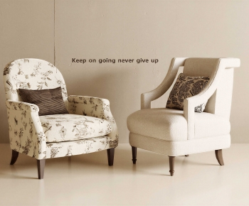 European Style Single Sofa-ID:445800073