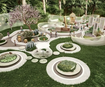 Modern Park Landscape-ID:820971976