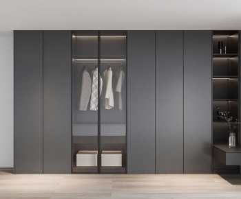 Modern Clothes Storage Area-ID:283777007