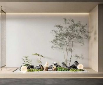 Modern Plant Landscaping-ID:663605936