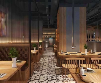 Modern Barbecue Restaurant-ID:225796949