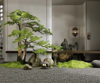 New Chinese Style Plant Landscaping-ID:683687934