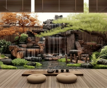 Japanese Style Courtyard/landscape-ID:611339097