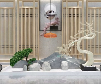 New Chinese Style Plant Landscaping-ID:520302064