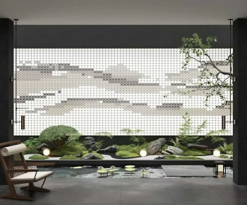 New Chinese Style Plant Landscaping-ID:176282882