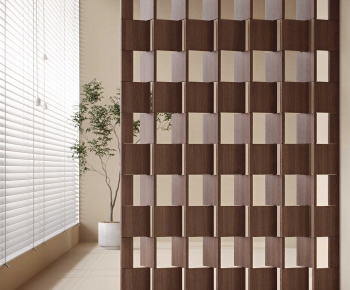 Modern Wooden Screen Partition-ID:386349924