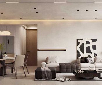 Modern A Living Room-ID:817585953