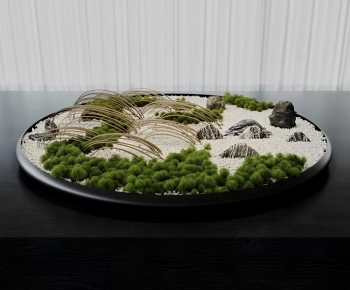 Japanese Style Potted Green Plant-ID:600492004