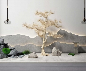 New Chinese Style Plant Landscaping-ID:358135949