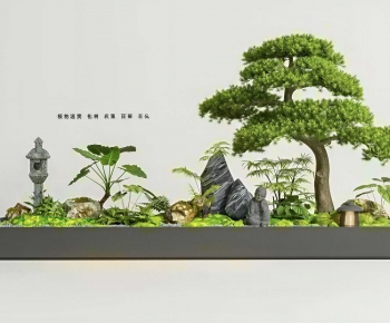 New Chinese Style Plant Landscaping-ID:955899007