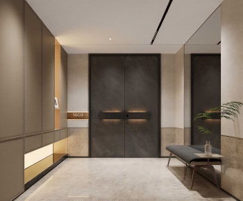 Modern Hallway-ID:744088898