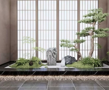 New Chinese Style Plant Landscaping-ID:728796019