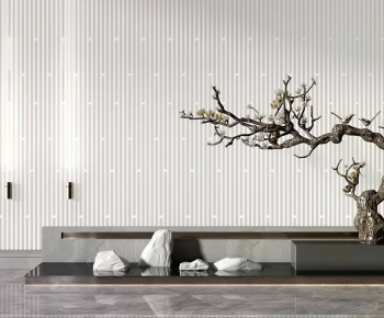 New Chinese Style Plant Landscaping-ID:791765932