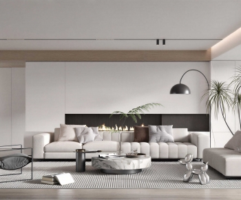 Modern A Living Room-ID:306071041