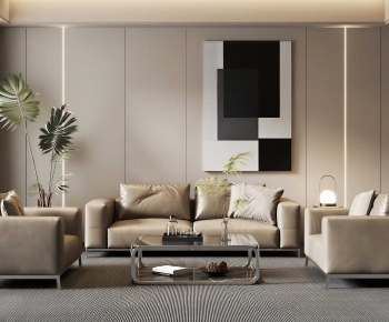 Modern A Living Room-ID:206419946