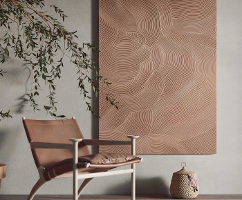 Wabi-sabi Style Lounge Chair-ID:661748892