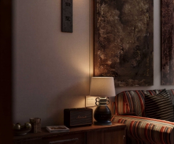 Wabi-sabi Style Table Lamp-ID:520916949