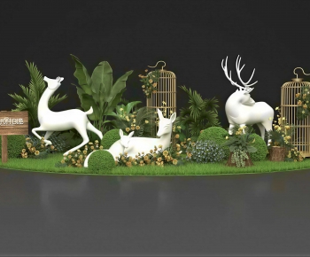 Modern Sculpture Sketch-ID:458086012