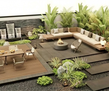 Modern Courtyard/landscape-ID:349611041