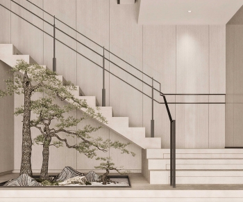 New Chinese Style Stairwell-ID:222424038