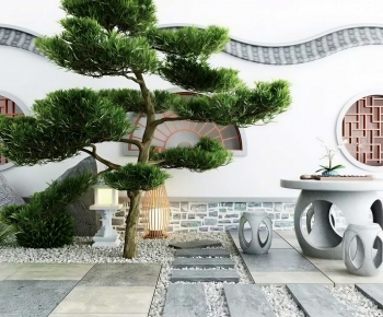 New Chinese Style Plant Landscaping-ID:861866957