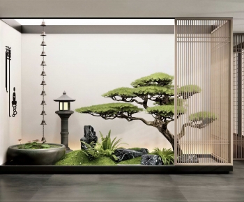 New Chinese Style Plant Landscaping-ID:755943061